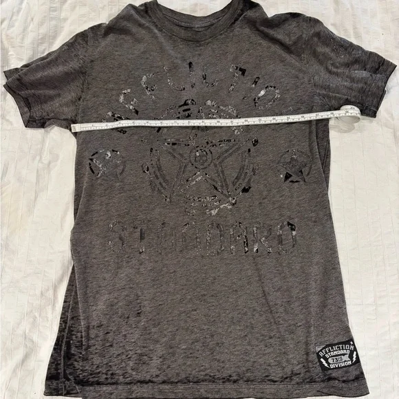 Vintage Women’s Affliction T-Shirt Size M - Well Worn No Holes 18” Pit To Pit - Picture 3 of 5